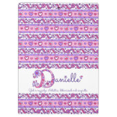 Danielleの名前doodle文字Dクリップボードを意味 クリップボード (裏面)