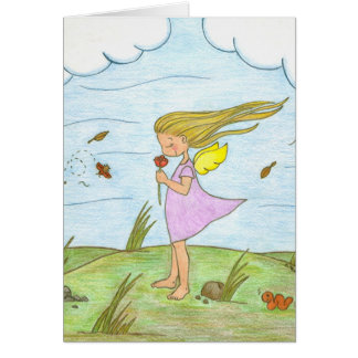 Danielleの空白のなカードのためのバラ