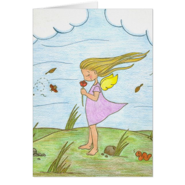 Danielleの空白のなカードのためのバラ (正面)