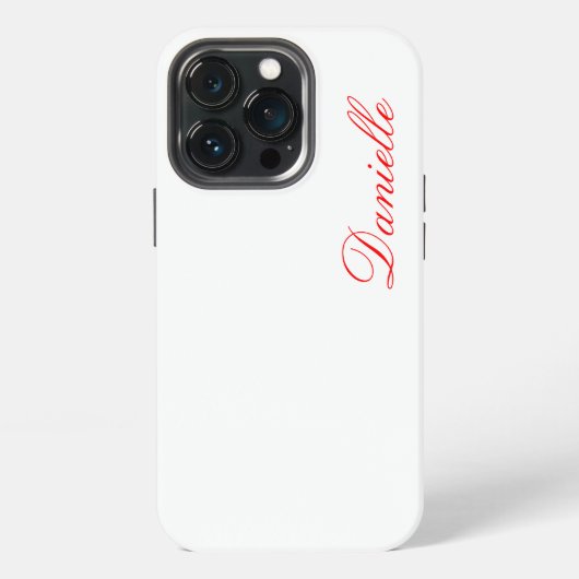 Danielle – おカスタマイズ名前と一緒に – セルケース iPhoneケース (裏面)