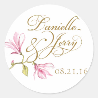 Danielle & Jerryスタンプ ラウンドシール