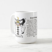 Danielson、起源、意味および頂上 コーヒーマグカップ (正面左)
