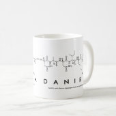 Danikaペプチド名mug コーヒーマグカップ (正面右)