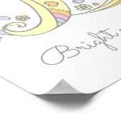 Danikia装飾Dの名前と意味のポスター ポスター (角)