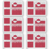 Danish and Greenland Flag Pack シール (正面)