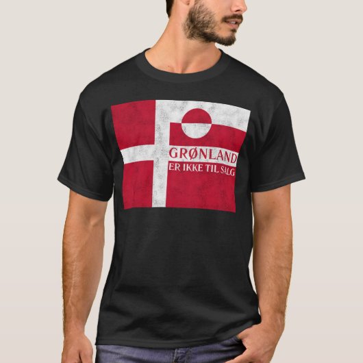 Danish and Greenland Flag Tシャツ (正面)