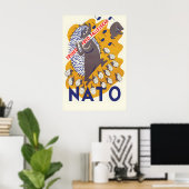 Danish Anti-Russian NATO Poster Frihed Freedom ポスター (ホームオフィス)