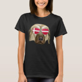 Danish Flag Anatolian Shepherd Dog Dog Denmark Poc Tシャツ (正面)