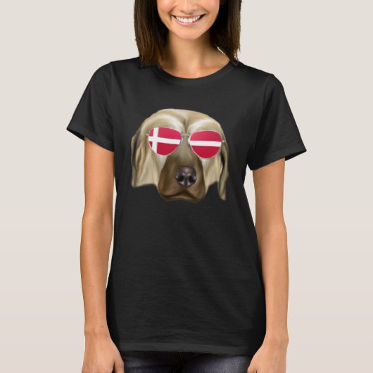 Danish Flag Anatolian Shepherd Dog Dog Denmark Poc Tシャツ (正面)