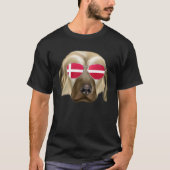 Danish Flag Anatolian Shepherd Dog Dog Denmark Poc Tシャツ (正面)