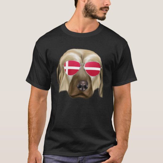 Danish Flag Anatolian Shepherd Dog Dog Denmark Poc Tシャツ (正面)
