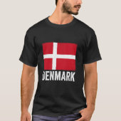 Danish Flag Denmark 1 Tシャツ (正面)