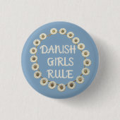 Danish Girls Rule 缶バッジ (正面)