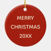 Danish Heart Christmas セラミックオーナメント (裏面)