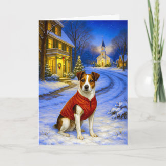 Danish-Swedish Farm Dog Holiday Card シーズンカード