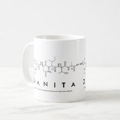 Danitaペプチド名mug コーヒーマグカップ (正面左)
