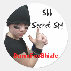 DanixFoxShizleのステッカー ラウンドシール