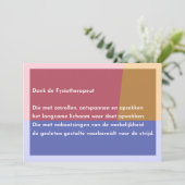 Dank de Fysiotherapeut サンキューカード (スタンド正面)