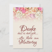 Danke, dass es dich gibt - Muttertag (正面)