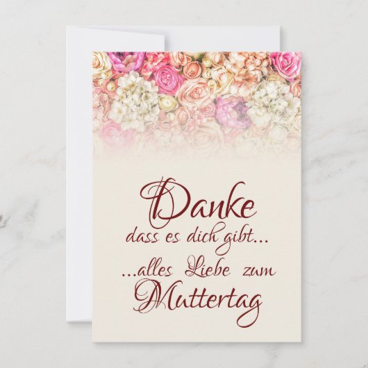 Danke, dass es dich gibt - Muttertag (正面)