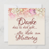 Danke, dass es dich gibt - Muttertag (正面)