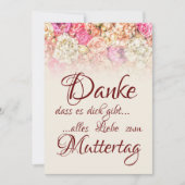 Danke, dass es dich gibt - Muttertag (正面)