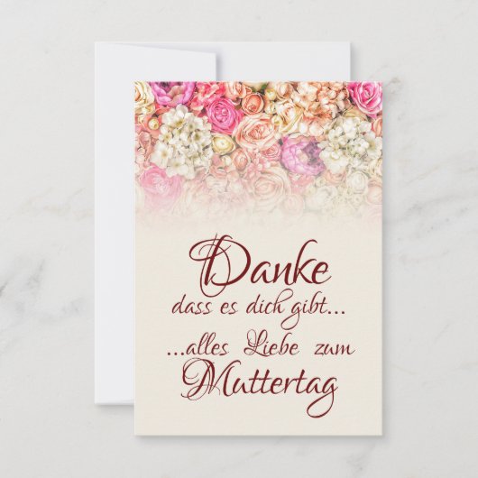 Danke, dass es dich gibt - Muttertag (正面)