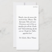 Danke, dass es dich gibt - Muttertag (裏面)