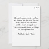 Danke, dass es dich gibt - Muttertag (裏面)