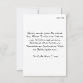 Danke, dass es dich gibt - Muttertag (裏面)