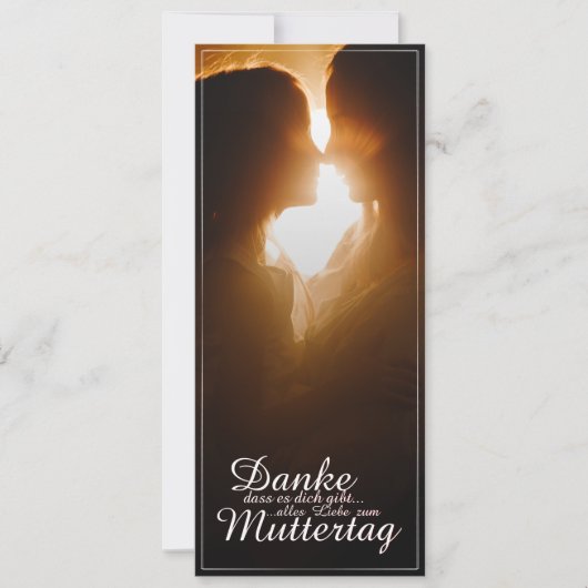 Danke, dass es dich gibt - Muttertag (正面)