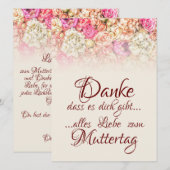 Danke, dass es dich gibt - Muttertag (正面/裏面)