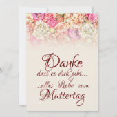Danke, dass es dich gibt - Muttertag (正面)