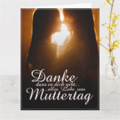 Danke, dass es dich gibt - Muttertag カード (黄色い花)