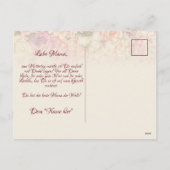 Danke, dass es dich gibt - Muttertag シーズンポストカード (裏面)