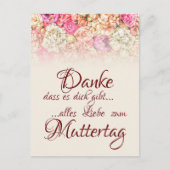 Danke, dass es dich gibt - Muttertag シーズンポストカード (正面)