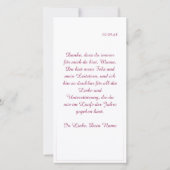 Danke, dass es dich gibt, Muttertag, Mutter & Kind (裏面)