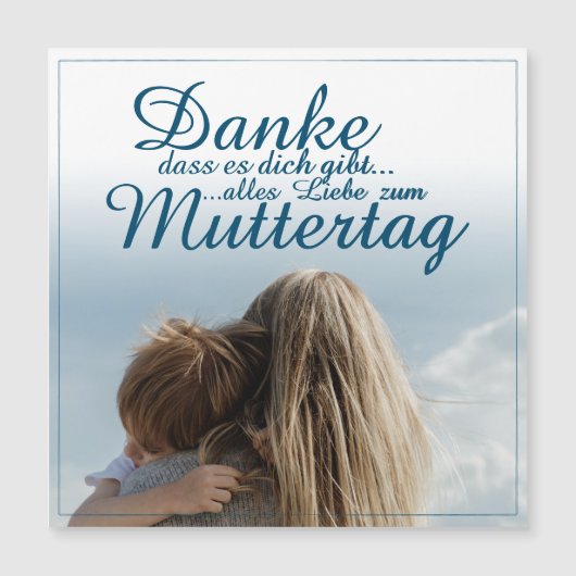 Danke, dass es dich gibt, Muttertag, Mutter & Kind (正面)