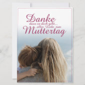 Danke, dass es dich gibt, Muttertag, Mutter & Kind (正面)