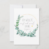 danke einfach so dankeskarte (正面)