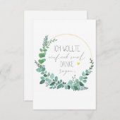 danke einfach so dankeskarte (正面/裏面)