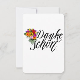 Danke Schon Thank You Note Card サンキューカード