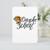 Danke Schon Thank You Note Card サンキューカード (スタンド正面)