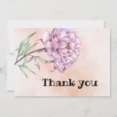 Dankeschön Karte mit Hortensie 招待状 (正面)