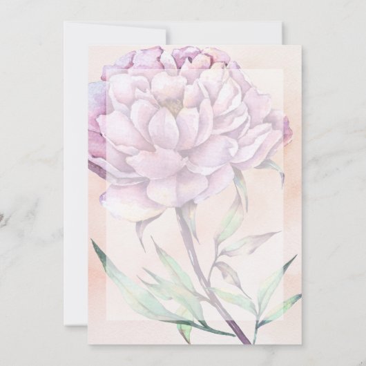 Dankeschön Karte mit Hortensie 招待状 (裏面)