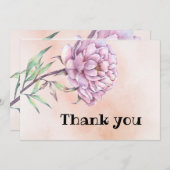 Dankeschön Karte mit Hortensie 招待状 (正面/裏面)