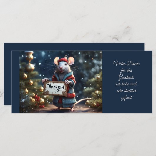 Dankesgrüße von der kleinen Ratte (正面/裏面)