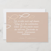 Dankeskarte Kommunion / Konfirmation Fischschwarm 招待状 (裏面)