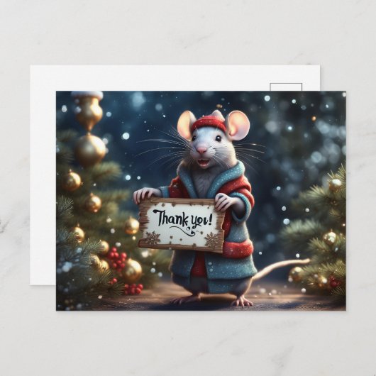 Danksagung der kl. Ratte ポストカード (正面/裏面)
