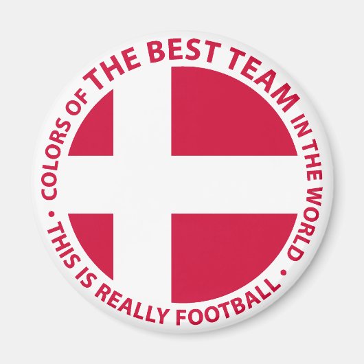 Danmark Shield マグネット (正面)